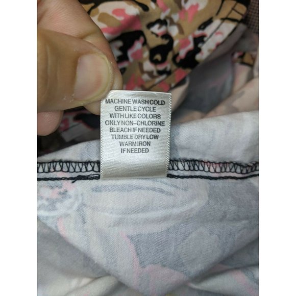 CJ Banks Size 12 Skirt Pleated Floral Tan Black Pink Modest Womens Christopher - Picture 5 of 6